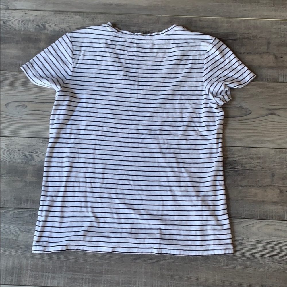Universal Thread Striped V Neck Top Size Size S - image 7